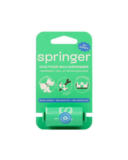 Springland Pets Premium Dog Poop Bag Dispenser + 15 Bags - Angler's Pro Tackle & Outdoors