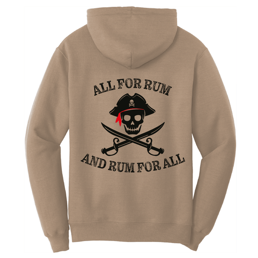 St. Pete Beach, FL "All For Rum and Rum For All" Cotton Hoodie - Angler's Pro Tackle & Outdoors