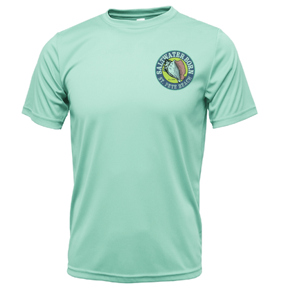 St. Pete Beach, FL "Surrender The Booty" Men's Short Sleeve UPF 50+ Dry - Fit Shirt - Angler's Pro Tackle & Outdoors