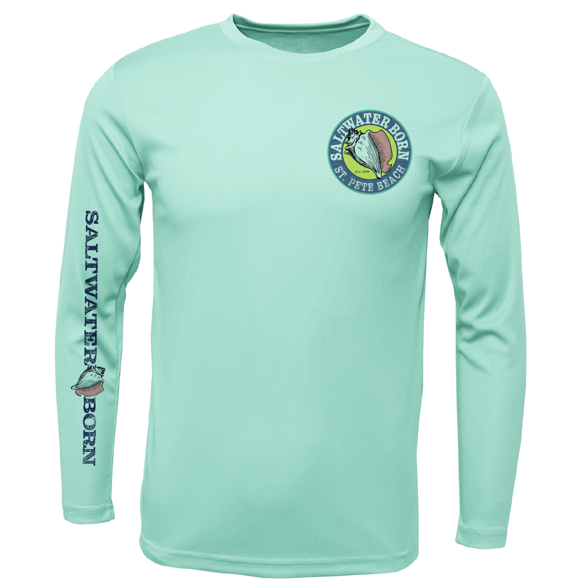 St. Pete Beach, FL Turtle Boy's Long Sleeve UPF 50+ Dry - Fit Shirt - Angler's Pro Tackle & Outdoors