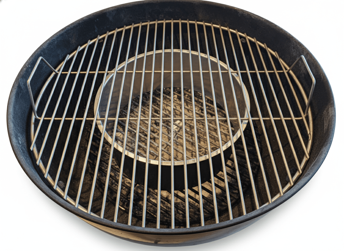 Hunsaker Vortex Smokers Stainless Steel Charcoal Ring For 22 & 26 Kettle Grill