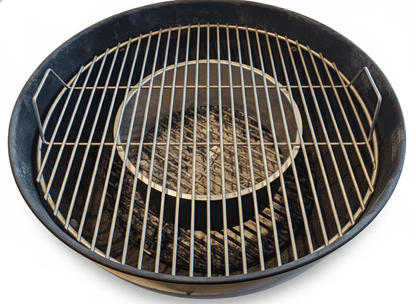 Hunsaker Vortex Smokers Stainless Steel Charcoal Ring For 22 & 26 Kettle Grill