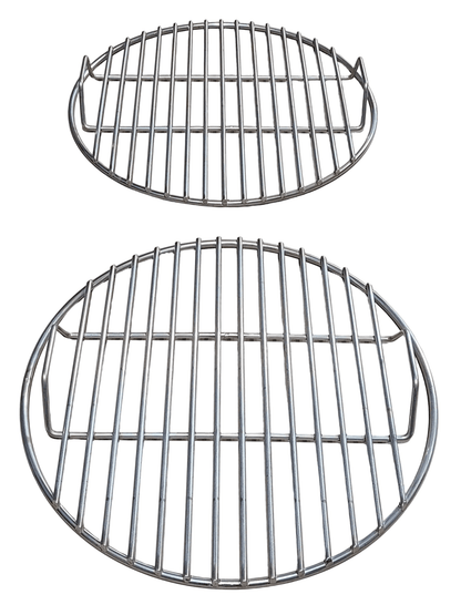 Hunsaker Vortex Smokers Stainless Steel Upper & Lower Cooking Grate Package For 14 WSM