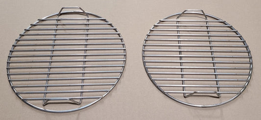 Hunsaker Vortex Smokers Stainless Steel Upper & Lower Cooking Grate Package For 14 WSM