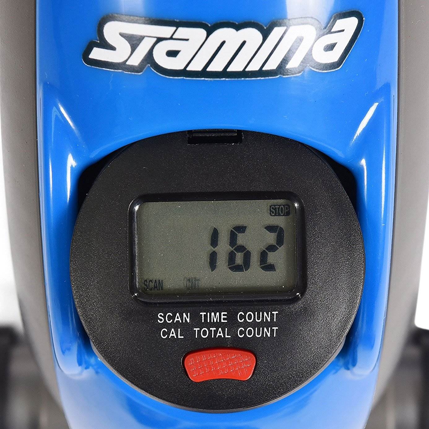 Stamina Compact Adjustable Mini Exercise Bike with Smooth Pedal System, Blue - Angler's Pro Tackle & Outdoors