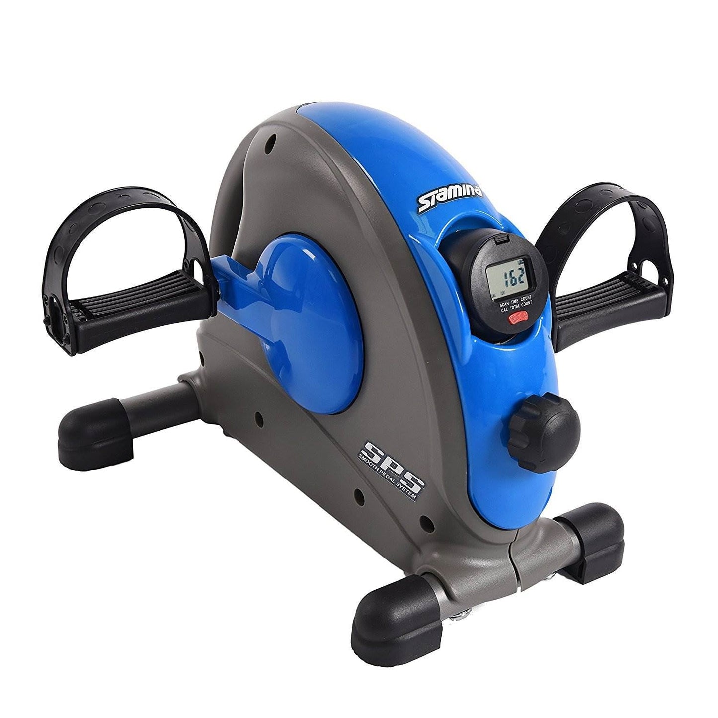Stamina Compact Adjustable Mini Exercise Bike with Smooth Pedal System, Blue - Angler's Pro Tackle & Outdoors