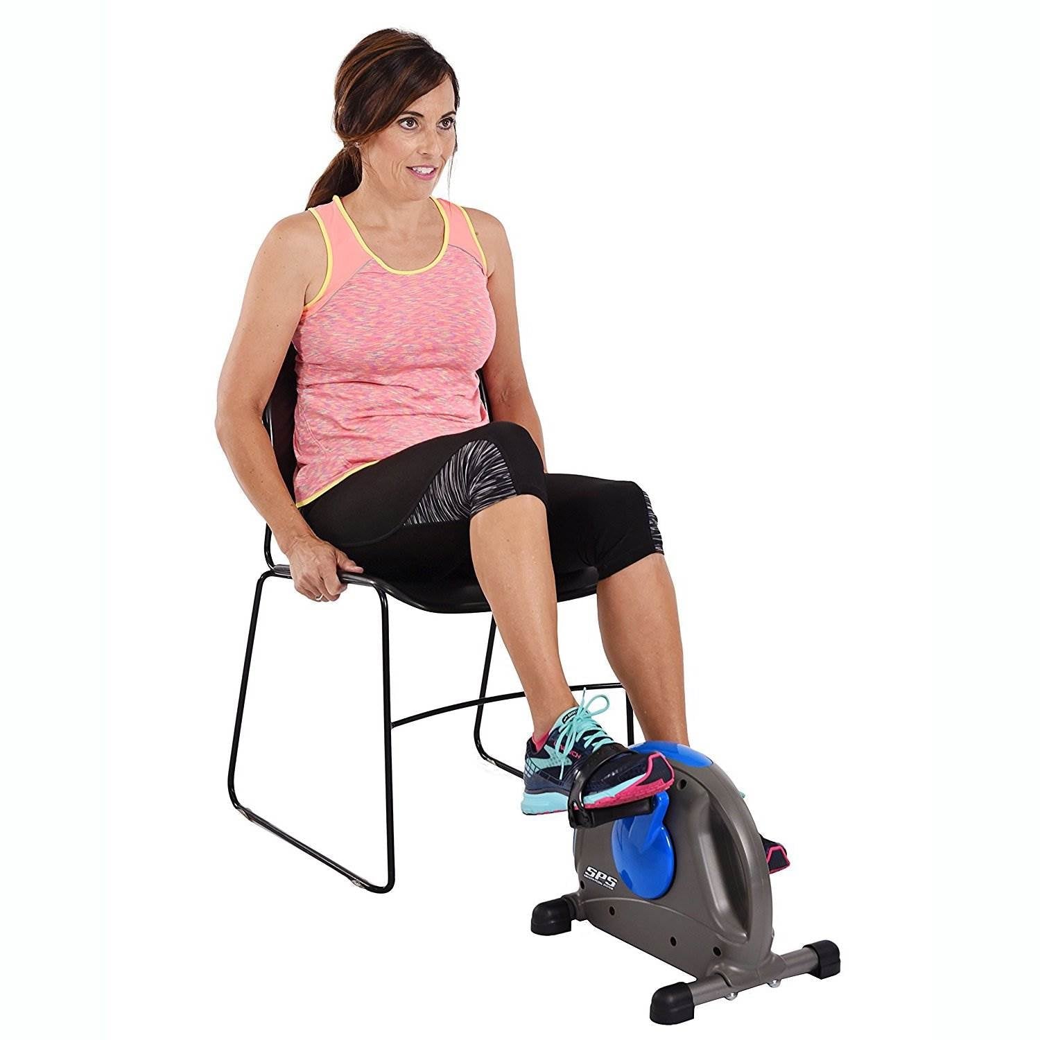 Stamina Compact Adjustable Mini Exercise Bike with Smooth Pedal System, Blue - Angler's Pro Tackle & Outdoors
