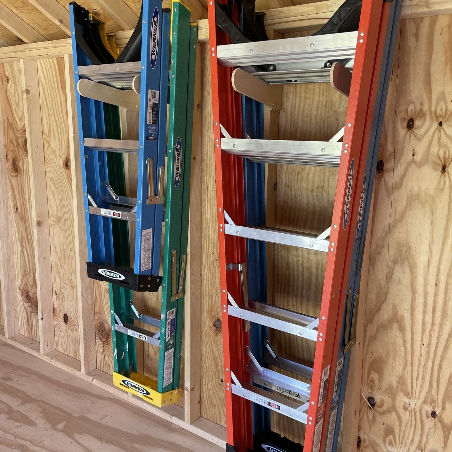 HangThis Up - Deluxe Shed Organizer Kit, Garden Yard Tool Rack, Outdoor Storage, Garden Tool Storage, Shed Accessories, Yard Tool Rack