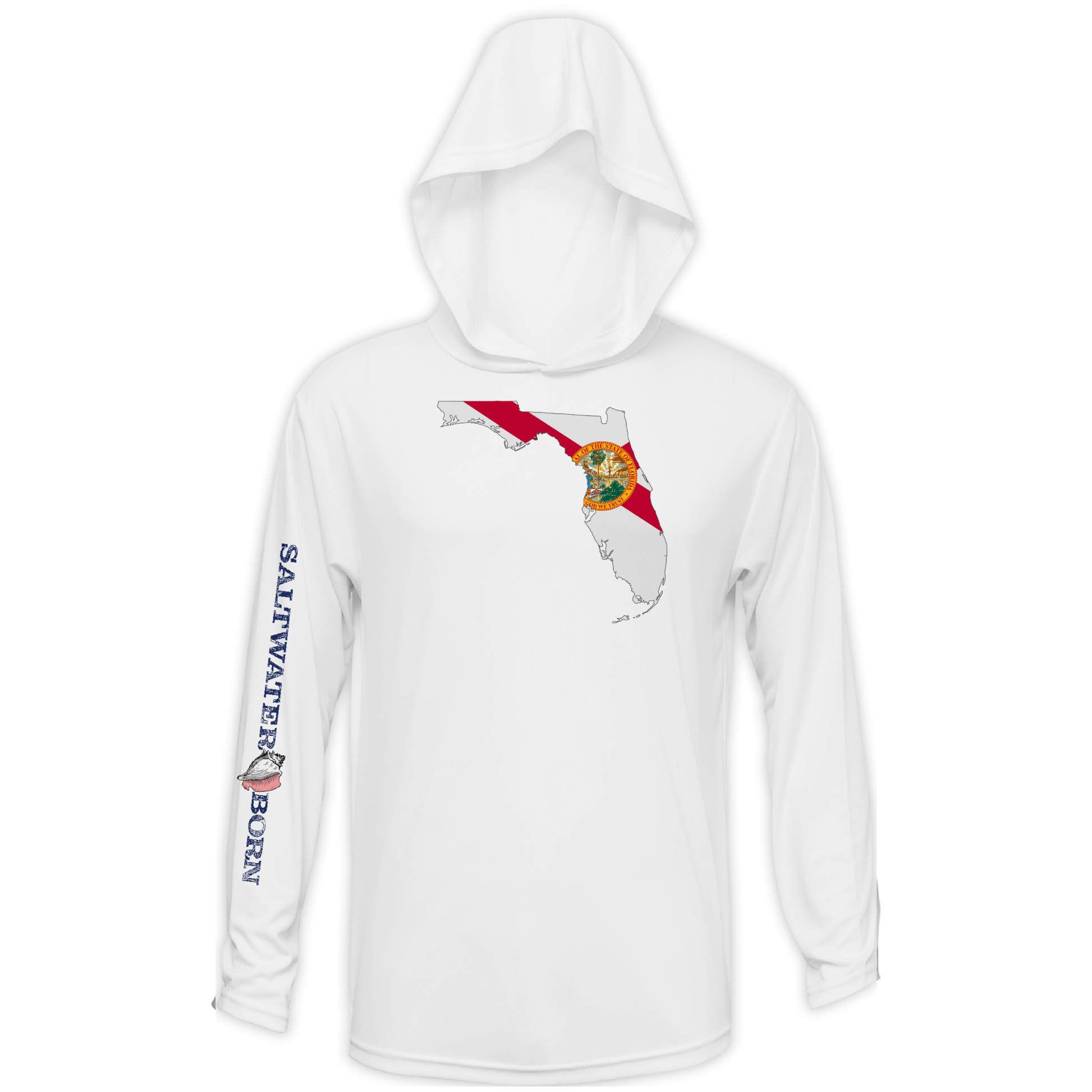 State of Florida Boys and Girls Long Sleeve UPF 50+ Dry - Fit Hoody - Angler's Pro Tackle & Outdoors