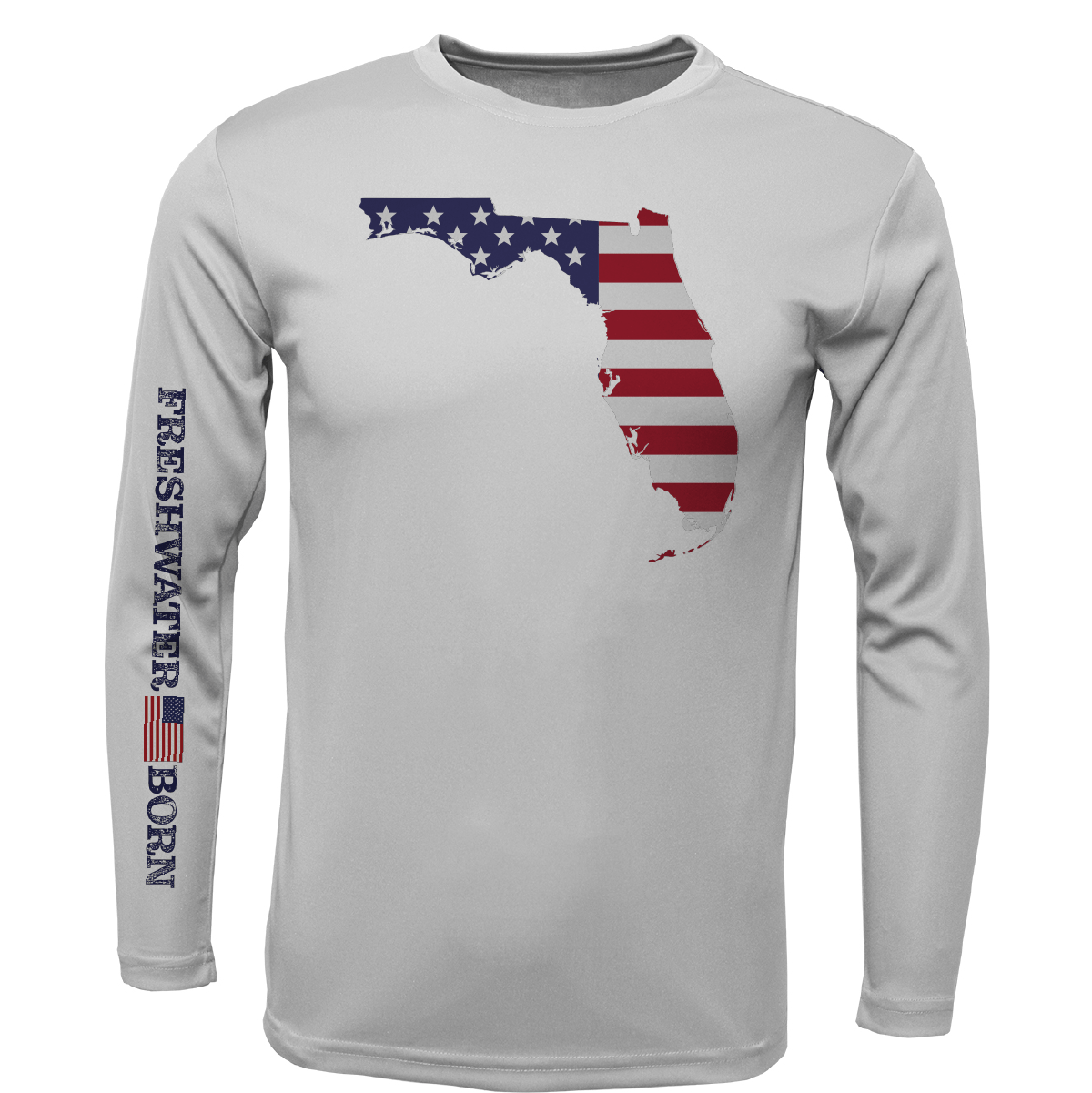 State of Florida USA Freshwater Born Boy's Long Sleeve UPF 50+ Dry - Fit Shirt - Angler's Pro Tackle & Outdoors