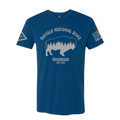 Steadfast American - Buffalo National River, Buffalo T-Shirt - Angler's Pro Tackle & Outdoors