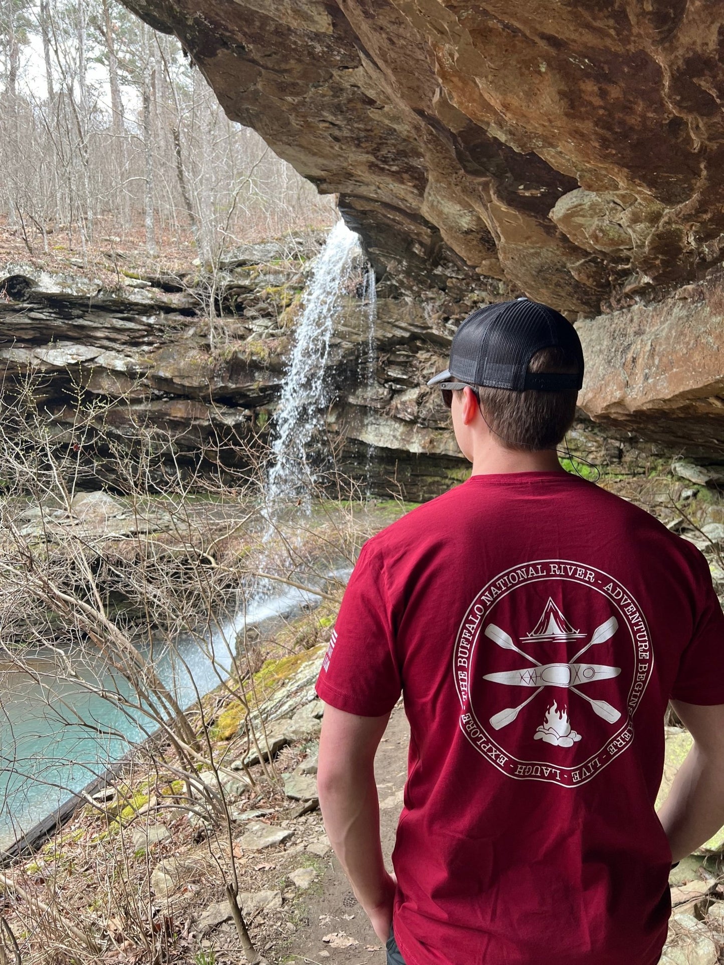 Steadfast American - Buffalo National River, Kayak T-Shirt - Angler's Pro Tackle & Outdoors