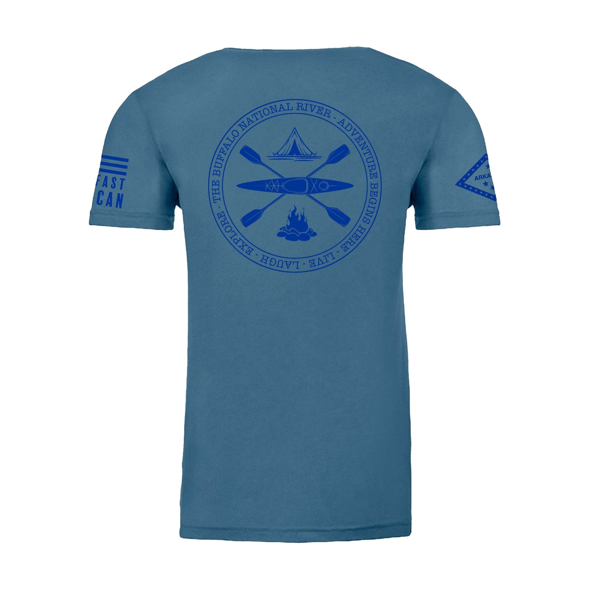 Steadfast American - Buffalo National River, Kayak T-Shirt - Angler's Pro Tackle & Outdoors