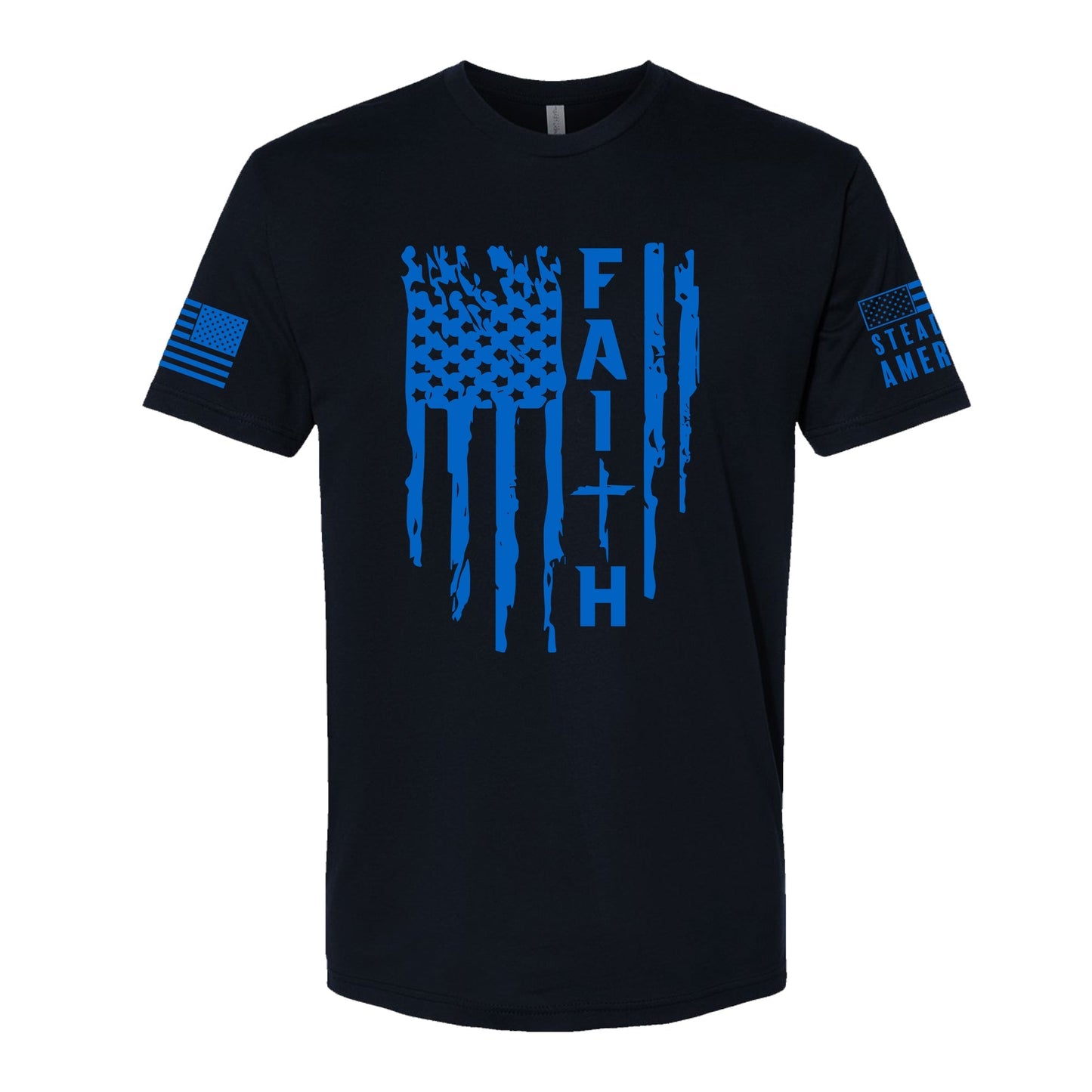 Steadfast American - Faith Flag T-Shirt - Angler's Pro Tackle & Outdoors