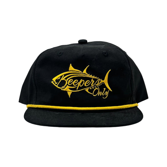 Keepers Only Co. Stealth Rope Snapback - Black/Gold