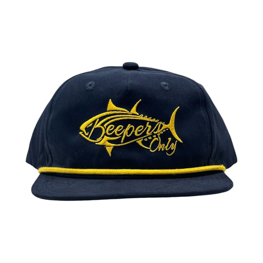 Keepers Only Co. Stealth Rope Snapback - Navy/Gold