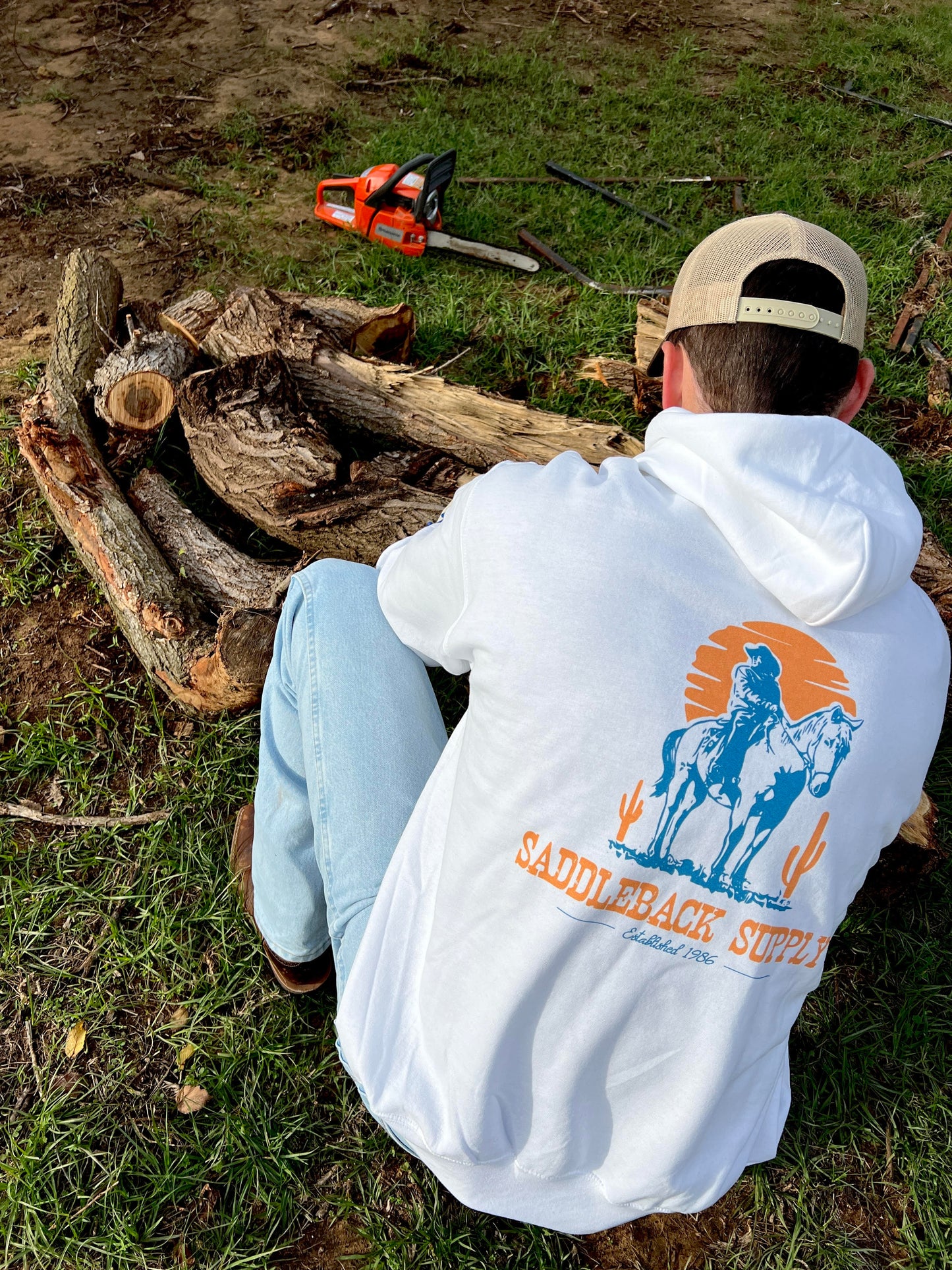 Saddleback Cowboy & Trusty Steed Hoodie