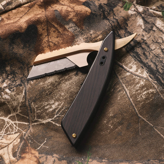 Stinger Brass Edition Vintage Straight Razor Style Utility Blade (Limited Edition) - Angler's Pro Tackle & Outdoors