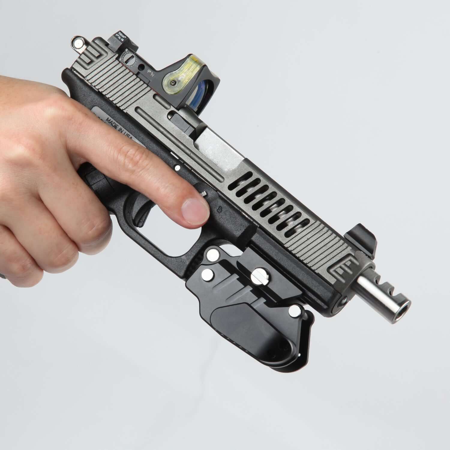 Stinger Concealment System: Trigger Guard Protection Cover, Belt Clip Minimalist Holster (Aluminum Body) - Angler's Pro Tackle & Outdoors