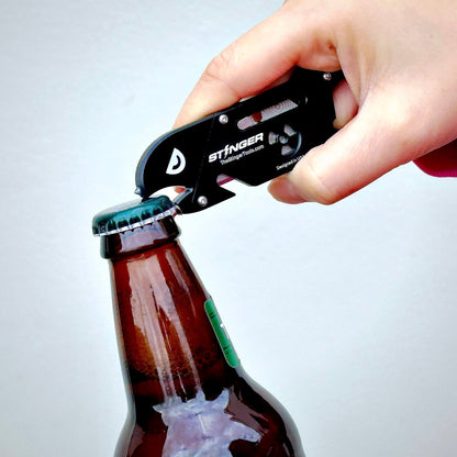 Stinger EDC Blade, Keychain Utility Knife - Matte Black - Angler's Pro Tackle & Outdoors