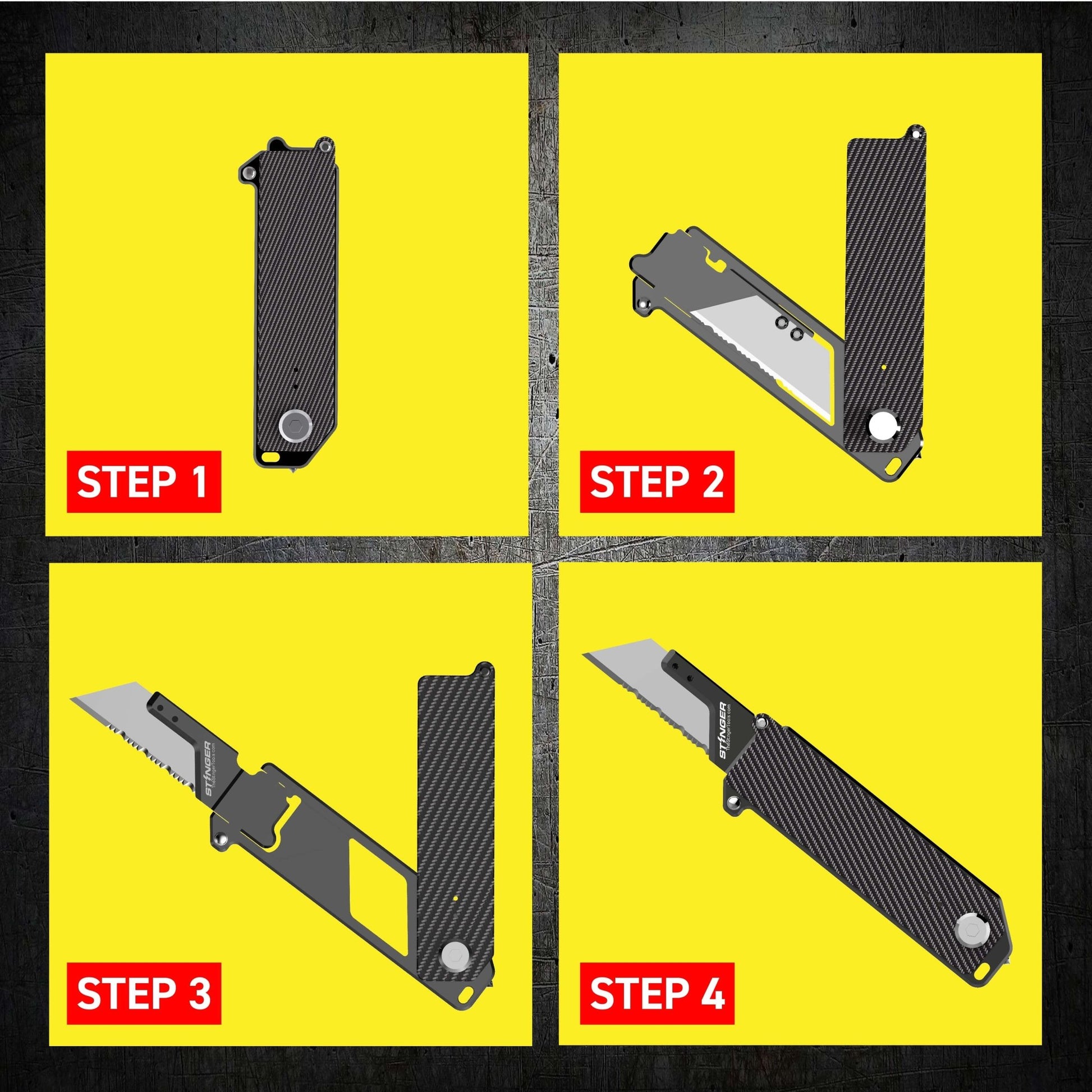 Stinger Frame Folder Utility Knife - Angler's Pro Tackle & Outdoors