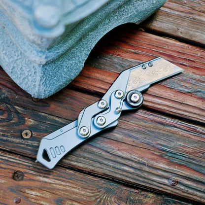 Stinger Godzilla Blade, Folding Pocket Knife, Utility Knife - Space Grey - Angler's Pro Tackle & Outdoors