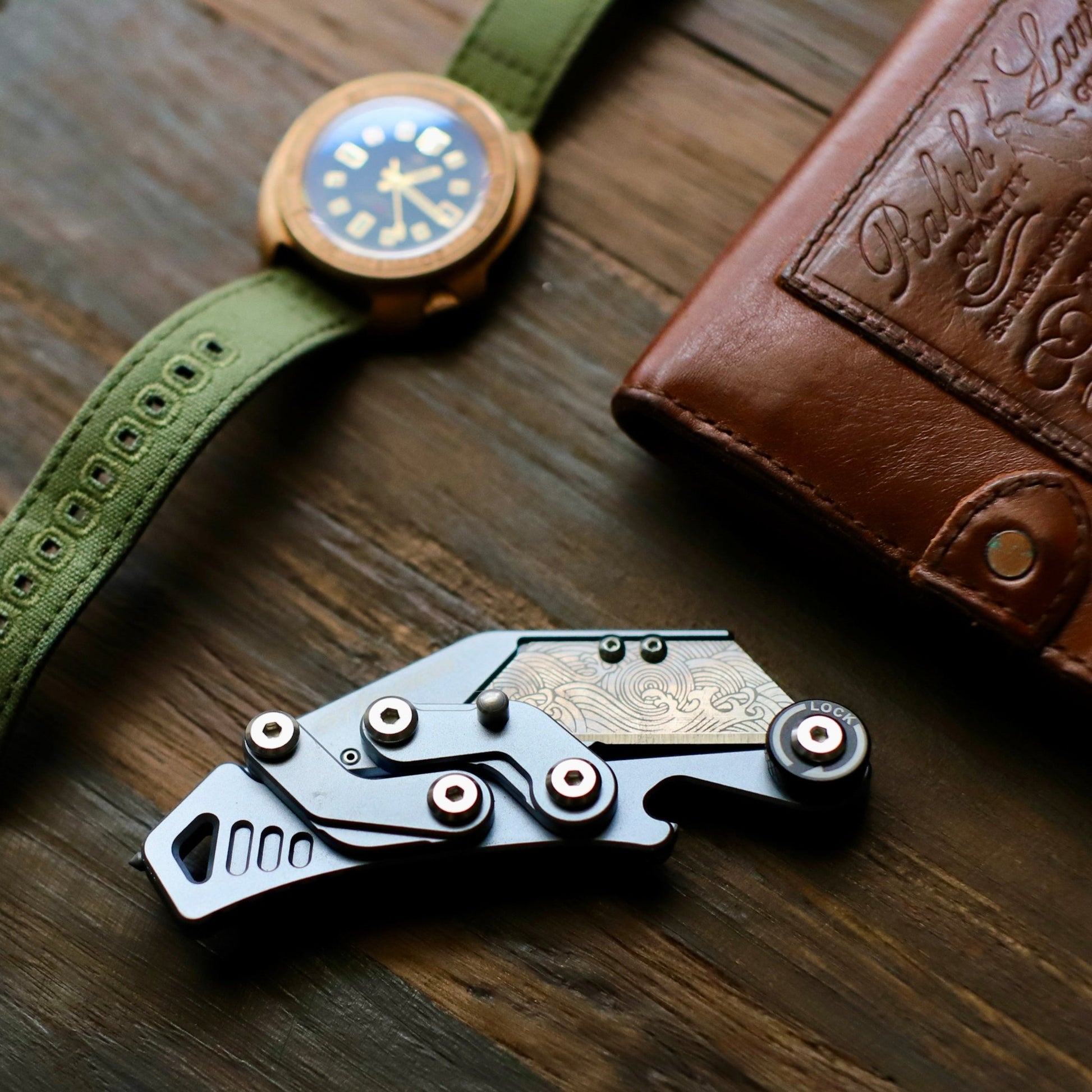 Stinger Godzilla Blade, Folding Pocket Knife, Utility Knife - Space Grey - Angler's Pro Tackle & Outdoors