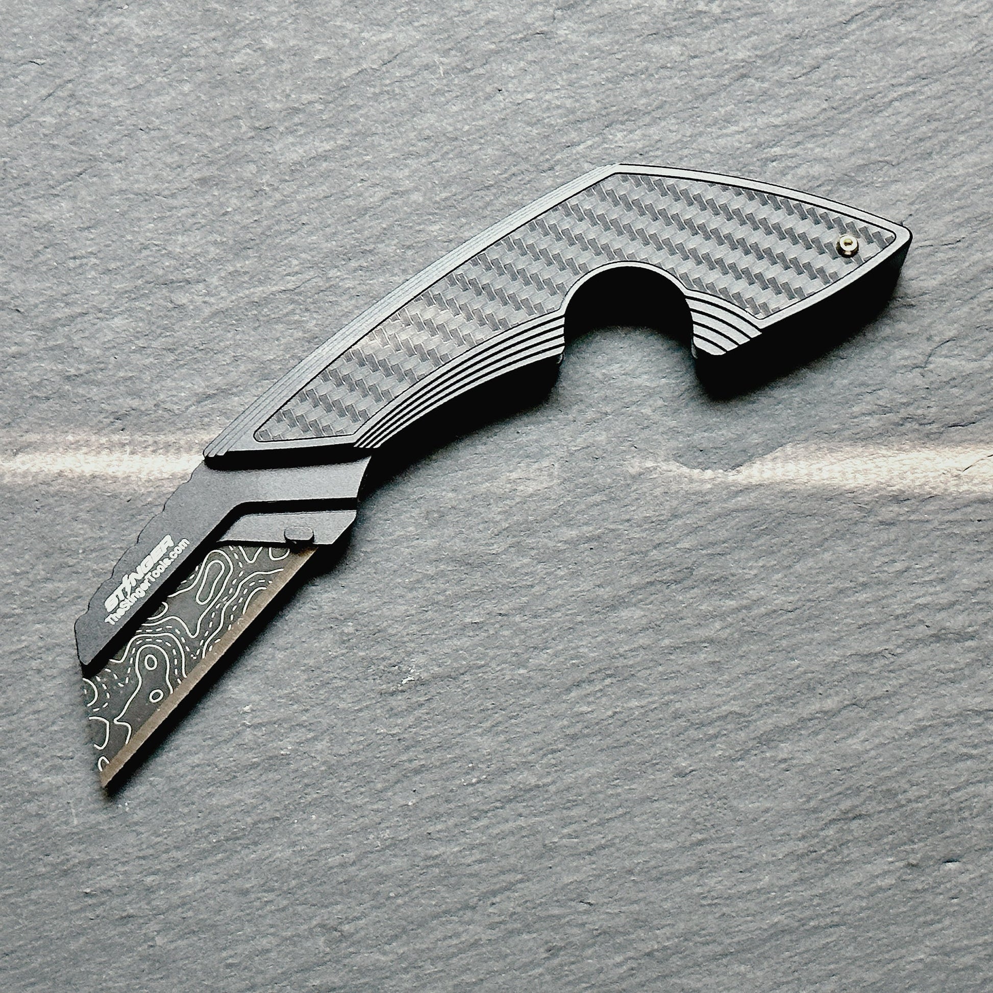 Stinger Topographic Utility Knife / Cigar Knife - Angler's Pro Tackle & Outdoors