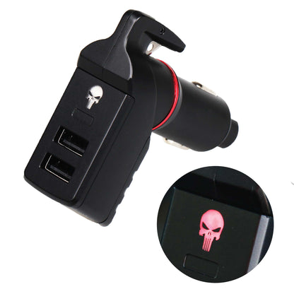 Stinger Survival Tools USB Car Charger Emergency Tool (Red Punisher)
