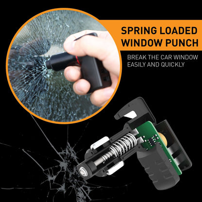 Stinger Survival Tools USB Car Charger Emergency Tool (Blue American Flag)