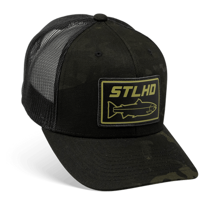 STLHD Black Ops Multicam Snapback Trucker Hat - Angler's Pro Tackle & Outdoors