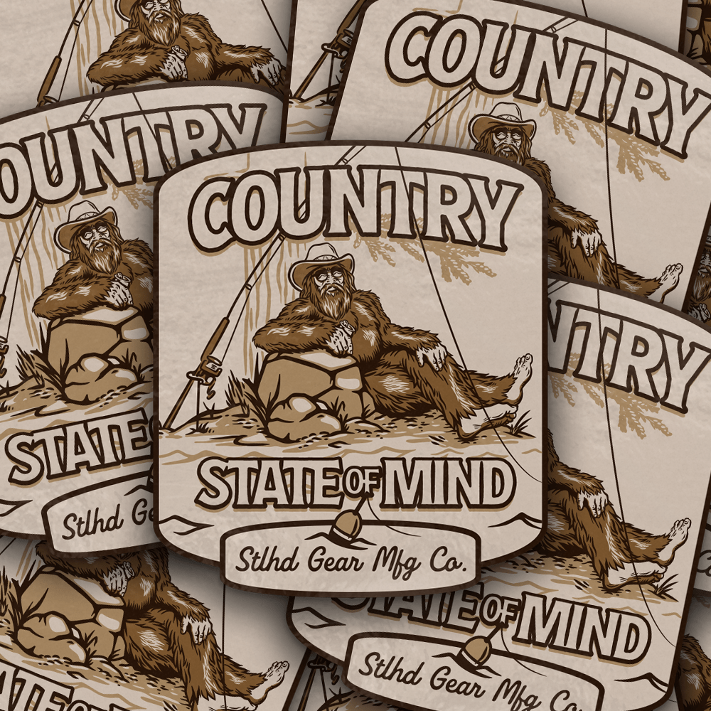 STLHD Country State of Mind Sticker - Angler's Pro Tackle & Outdoors