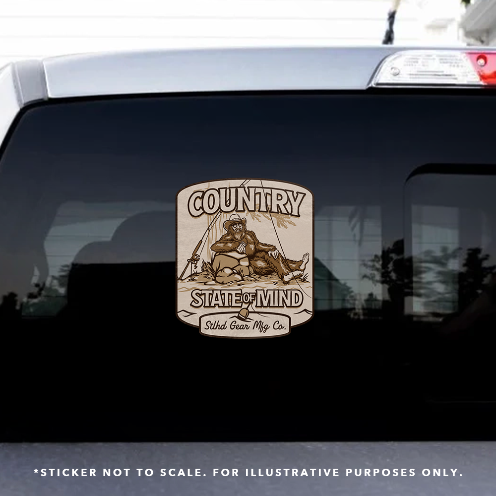 STLHD Country State of Mind Sticker