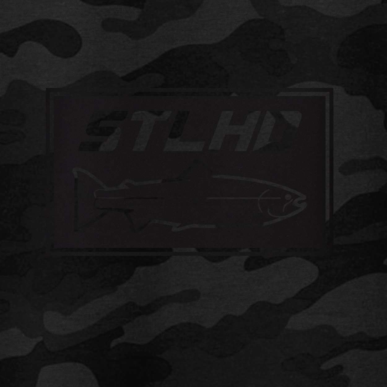 STLHD Men's Black Water Black Camo Standard Hoodie - Angler's Pro Tackle & Outdoors