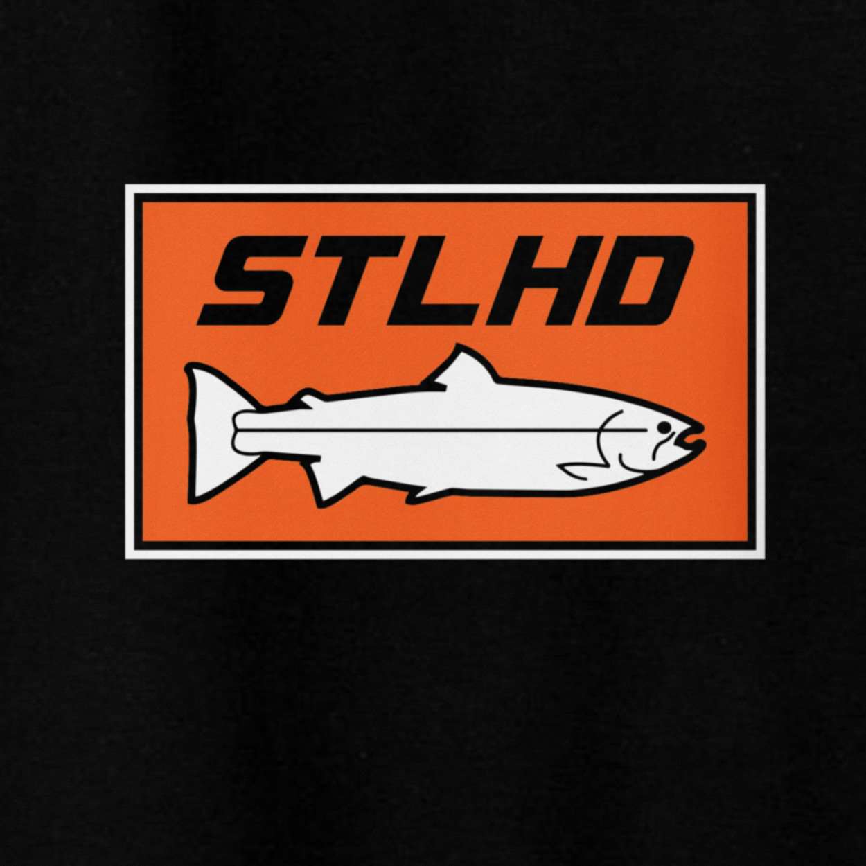 STLHD Men's Standard Logo Black Standard Hoodie - Angler's Pro Tackle & Outdoors