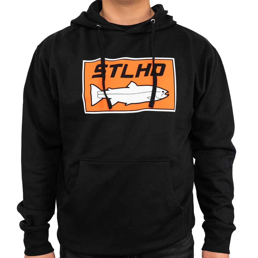 STLHD Men's Standard Logo Black Standard Hoodie - Angler's Pro Tackle & Outdoors