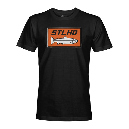 STLHD Men's Standard Logo Black T-Shirt - Angler's Pro Tackle & Outdoors