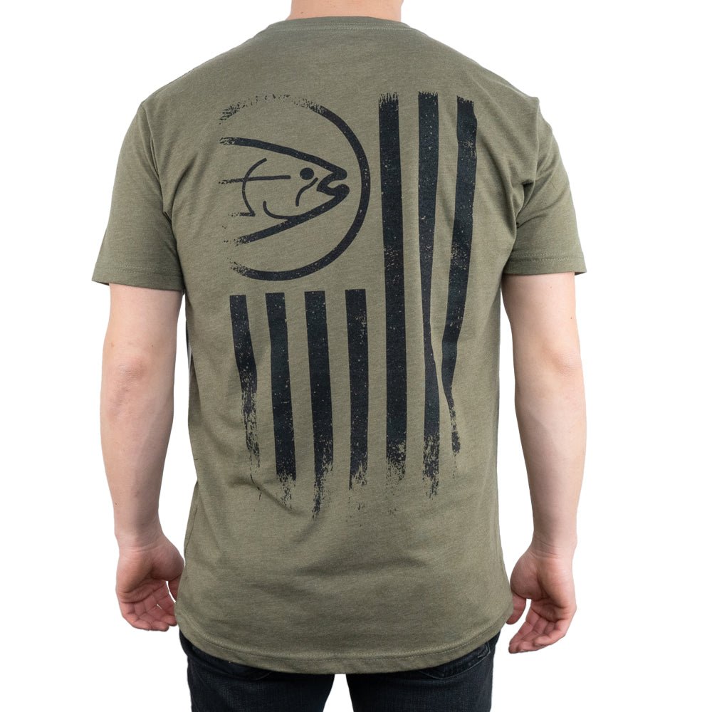 STLHD Men's United T-Shirt Military Green - Angler's Pro Tackle & Outdoors