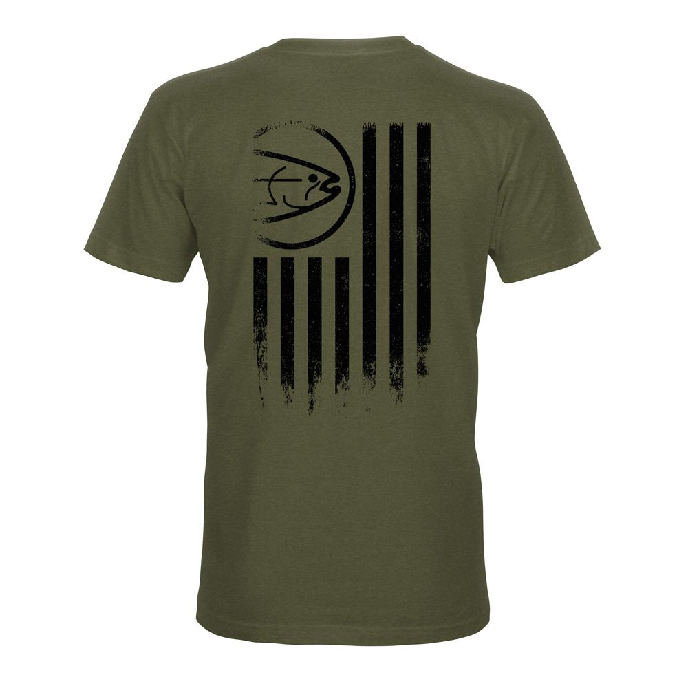 STLHD Men's United T-Shirt Military Green - Angler's Pro Tackle & Outdoors