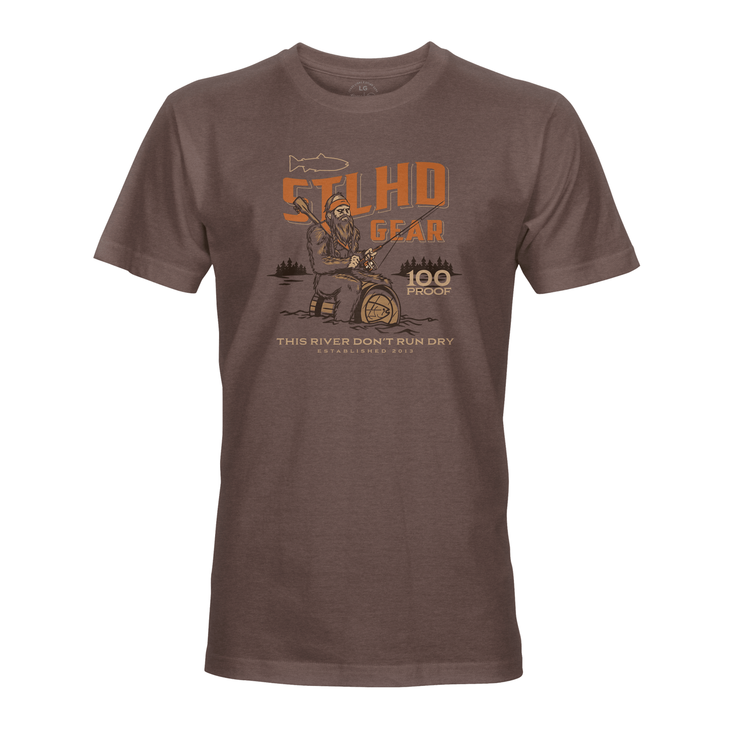 STLHD Men’s Whiskey River T-Shirt - Angler's Pro Tackle & Outdoors