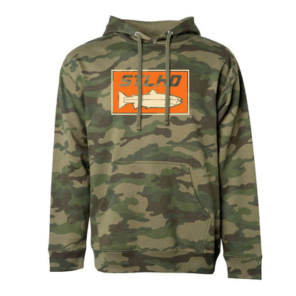 STLHD Men's Woodlands Camo Standard Hoodie - Angler's Pro Tackle & Outdoors