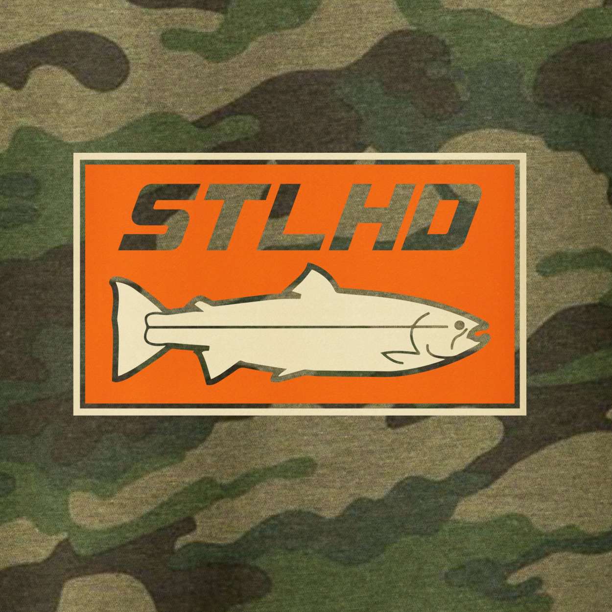 STLHD Men's Woodlands Camo Standard Hoodie - Angler's Pro Tackle & Outdoors