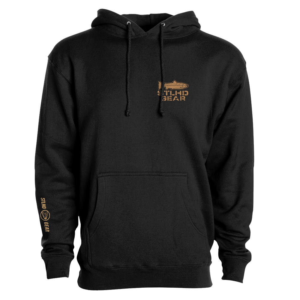 STLHD Men’s Work Hard Fish Hard Premium Hoodie - Angler's Pro Tackle & Outdoors