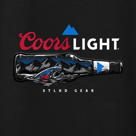 STLHD Men’s X Coors Light Bottlescape Premium Hoodie - Angler's Pro Tackle & Outdoors