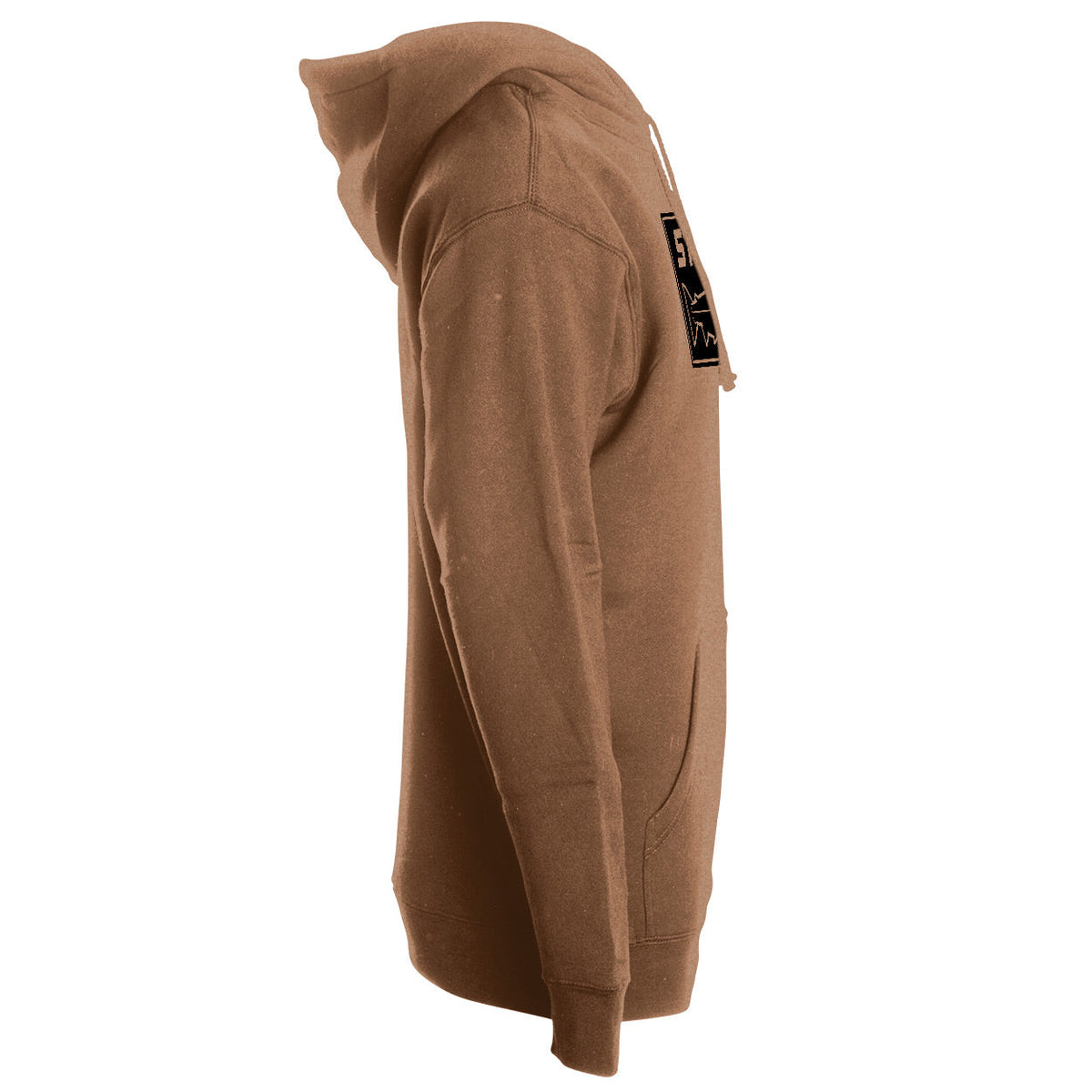 STLHD Men's Yuba River Saddle Brown Premium Hoodie