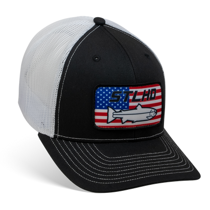 STLHD Nation Black/White Trucker Snapback Hat