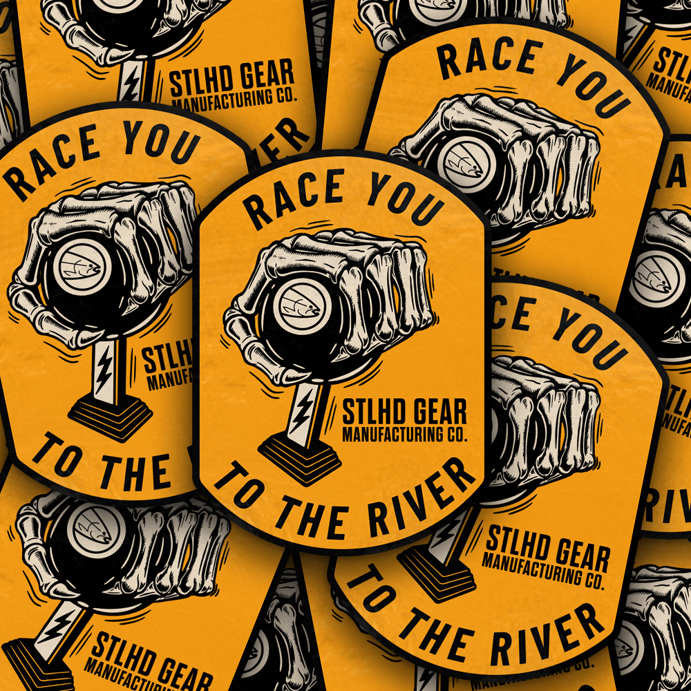 STLHD Race Ya Sticker
