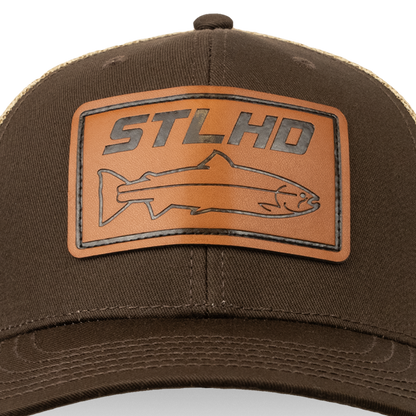 STLHD Steelhide Brown/Khaki Snapback Hat