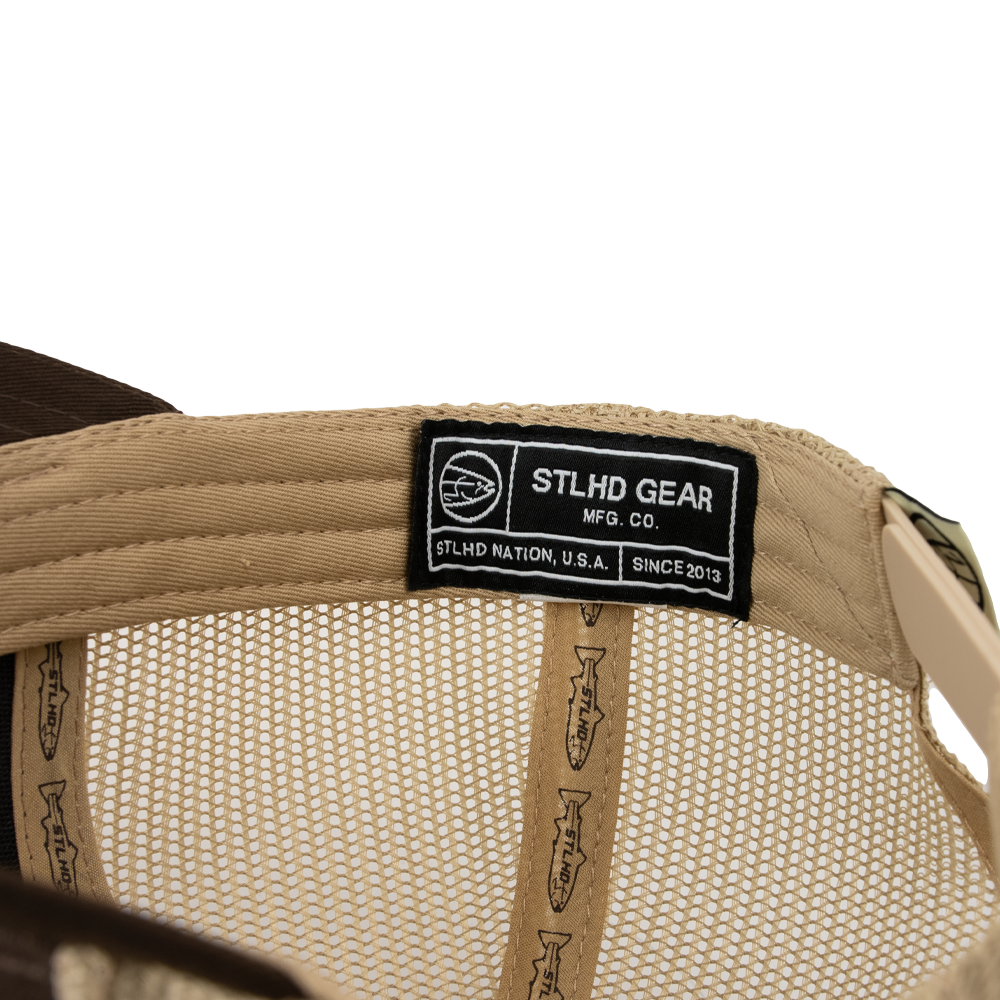 STLHD Steelhide Brown/Khaki Snapback Hat