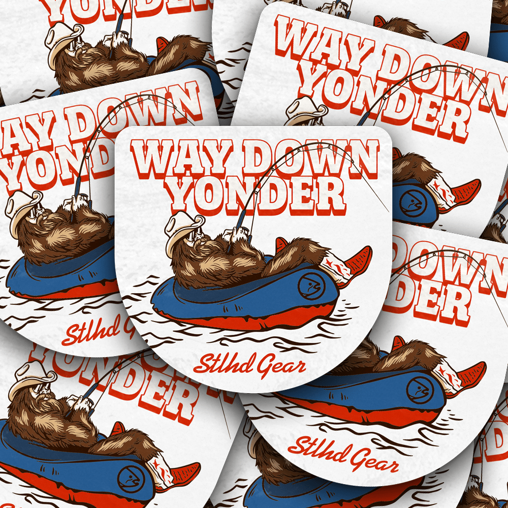 STLHD Way Down Yonder Sticker - Angler's Pro Tackle & Outdoors